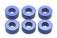 Kyosho 3mm Aluminum Collar - Package of 6