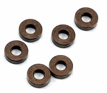 Kyosho Aluminum collar 3x7x2mm Gunmetal - Package of 6