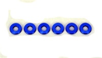 Kyosho Blue Aluminum Washers 3x7x1mm - Package of 6