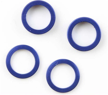 Kyosho Blue Aluminum Collars 5x7x1mm - Package of 2