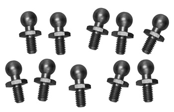 Kyosho Fluorine Coated 4.8mm Ball Stud Short - Package of 10