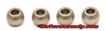 Kyosho Inferno MP9 6.8mm Hard Anodized 7075 Aluminum Balls - Package of 4