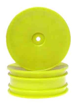 Kyosho Yellow Front Wheel 56mm (ZX-5, RB5) - Package of 2