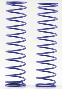 Kyosho Cobalt Blue Rear Shock Spring Long #72 (RB5, ZX5) - Package of 2