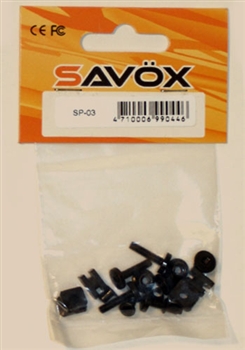 Savox Rubber Spacer Set for Standard Size Servos Installed in Cars