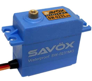 Savox WATERPROOF STD DIGITAL SERVO .15/208