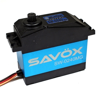 Savox WATERPROOF 5TH SCALE DIGITAL SERVO .15/486 HIGH VOLTAGE