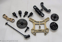 Kyosho Inferno MP9 Rear shock tower Diff gears Suspension holders and outdrives