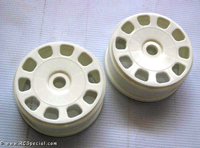 Kyosho Inferno MP9 White Slotted Wheels