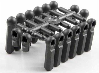 Kyosho 4.8mm Hard Ball End Set - Package of 10