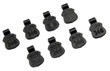 Kyosho Rubber Body Pin Pull - Package of 8